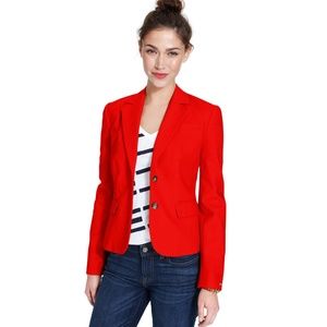 Red Tommy Hilfiger Blazer, seersucker lining, two buttons